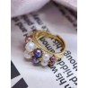 Fresh water pearl ring