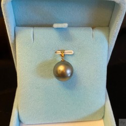 18K gold Tahiti pearl Pendant SN5782