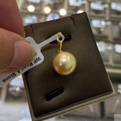 18K Gold South Sea pearl necklace SN5795