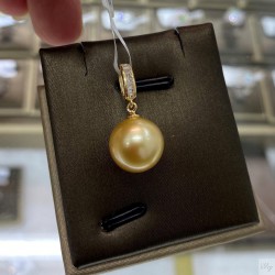 18K Gold South Sea pearl necklace SN5798