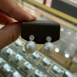 925 Silver Fresh Water Pearl Earrings SEP660