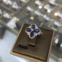 925 Silver sapphire ring GSS064