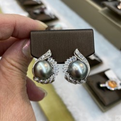 925 Silver Tahiti Pearl Earrings SEP724