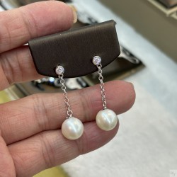 925 Silver Fresh Water Pearl Earrings SEP768
