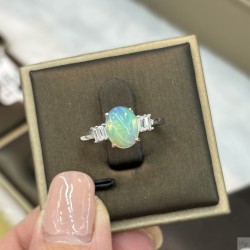 925 Silver opal ring GSO069