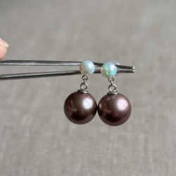 Fresh water pearl earrings